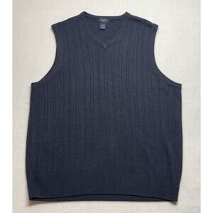 Dockers Mens Gray Sleeveless Sweater Vest Shirt New With Tags Size XL